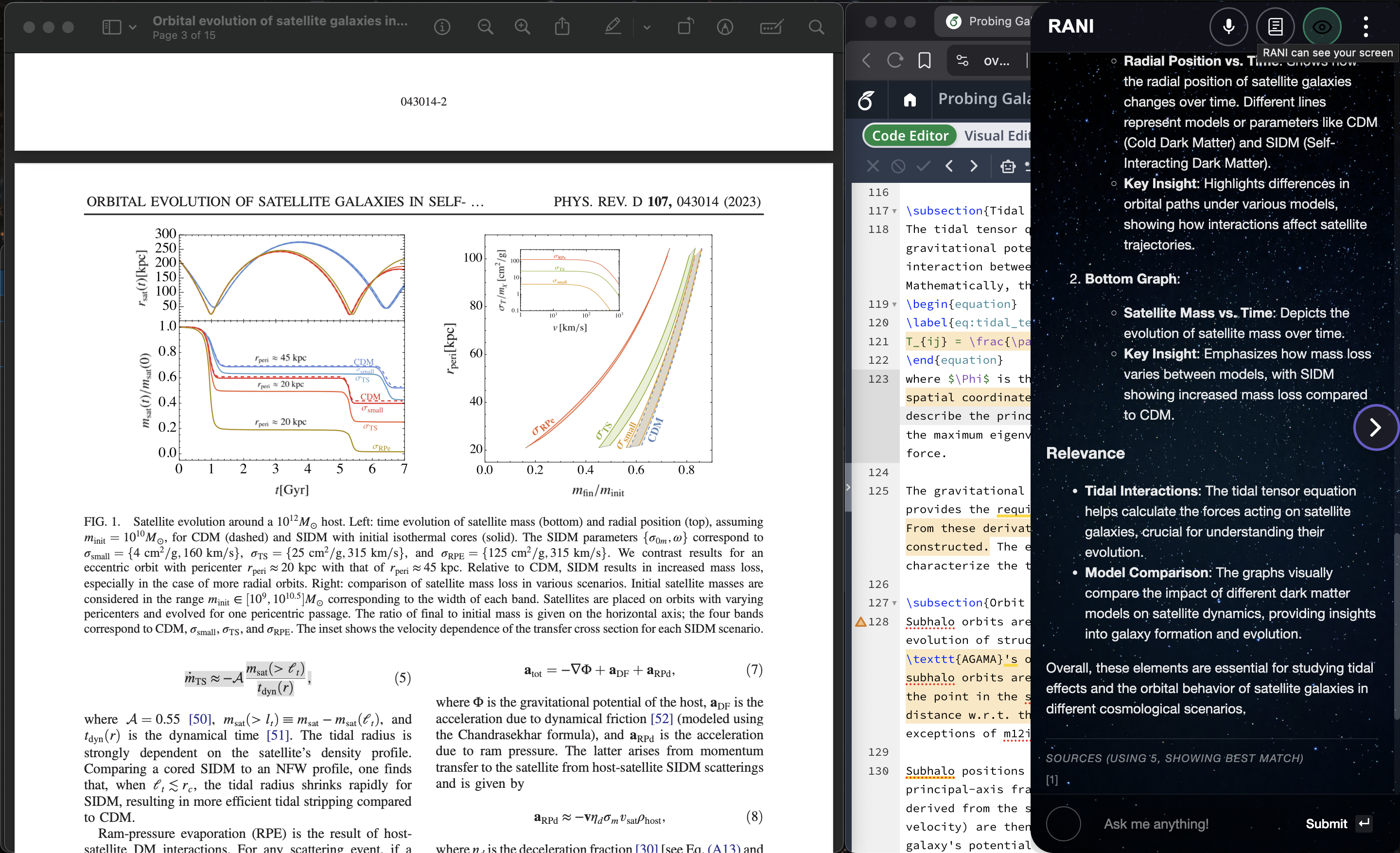 RANI highlighting research papers and transcribing meetings