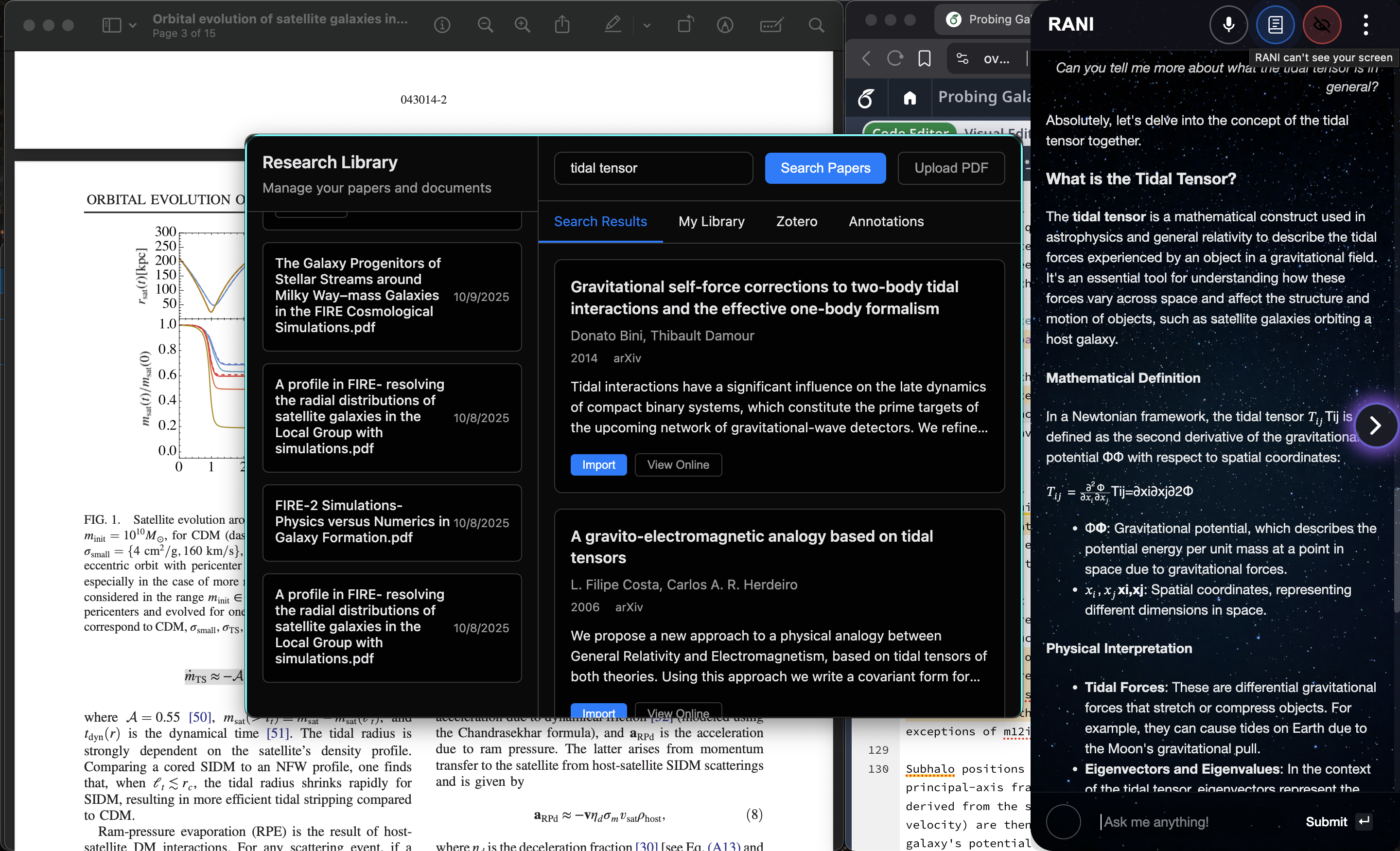 RANI AI assistant in action
